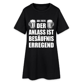 Abi 2026 | L’occasion est l’ivresse - Robe T-shirt Femme - noir - Devant