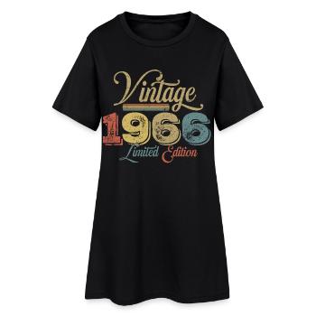 Millésime 1966 - Robe T-shirt Femme - noir - Devant