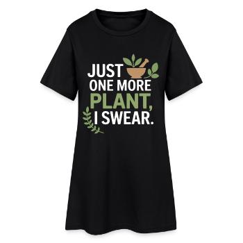 Zertifizierter klinischer Botanischer Spezialist - Frauen T-Shirt-Kleid - Schwarz - Vorne