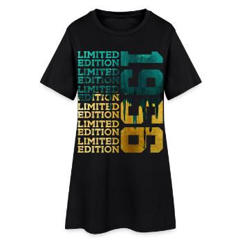 ÉDITION LIMITÉE 1956 70 ANS 70E ANNIVERSAIRE - Robe T-shirt Femme - noir - Devant