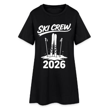 SKI CREW Tenue de vacances d’hiver et après-ski - Robe T-shirt Femme - noir - Devant