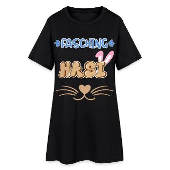 Déguisement de carnaval Bunny Wanny - Robe T-shirt Femme - noir - Devant