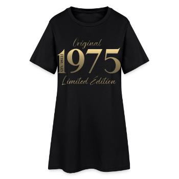 51e anniversaire février 1975 Millésime Millésime - Robe T-shirt Femme - noir - Devant