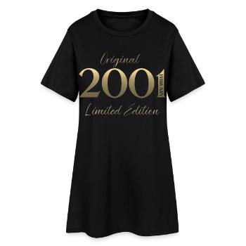 25e anniversaire février 2001 Millésime Millésime - Robe T-shirt Femme - noir - Devant