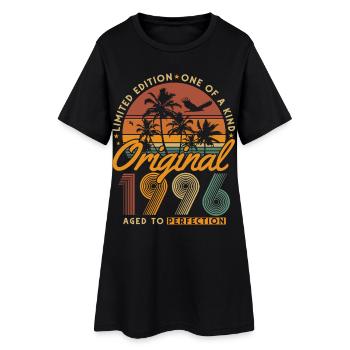 1996 Vintage Born 30th Birthday Gift - Women’s T-Shirt Dress - black - Front