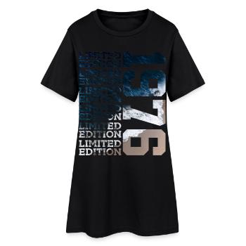 ÉDITION LIMITÉE 1976 50 ANS 50E ANNIVERSAIRE - Robe T-shirt Femme - noir - Devant
