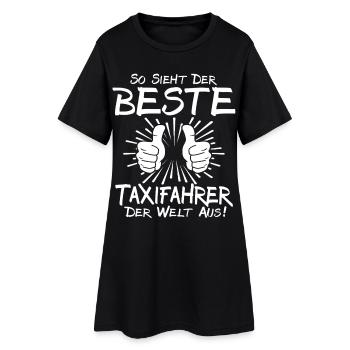 Meilleur chauffeur de taxi - Robe T-shirt Femme - noir - Devant
