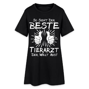 Meilleur vétérinaire - Robe T-shirt Femme - noir - Devant