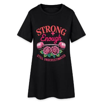 Journée de la femme Féminisme - Robe T-shirt Femme - noir - Devant