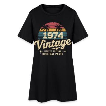 Génial depuis 1974 cadeau anniversaire 1974 - Robe T-shirt Femme - noir - Devant