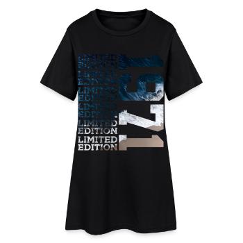 ÉDITION LIMITÉE 1971 55 ANS 55E ANNIVERSAIRE - Robe T-shirt Femme - noir - Devant