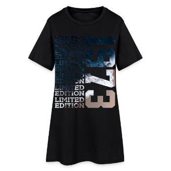 ÉDITION LIMITÉE 1973 53 ANS 53E ANNIVERSAIRE - Robe T-shirt Femme - noir - Devant