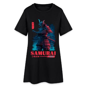 Neon Samurai Spirit - Women’s T-Shirt Dress - black - Front