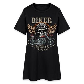 Biker Rules - Since 1953 - Live to Ride - Women’s T-Shirt Dress - black - Front