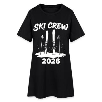 SKI CREW Tenue de vacances d’hiver et après-ski - Robe T-shirt Femme - noir - Devant