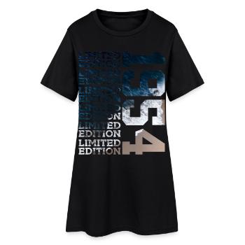 ÉDITION LIMITÉE 1954 72 ANS 72E ANNIVERSAIRE - Robe T-shirt Femme - noir - Devant