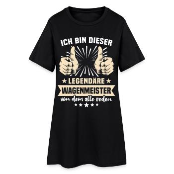 Dictons Wagenmeister - Robe T-shirt Femme - noir - Devant