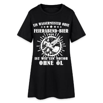Water Master Water Supply Technician - Women’s T-Shirt Dress - black - Front