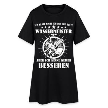 Water Master Sayings - Women’s T-Shirt Dress - black - Front