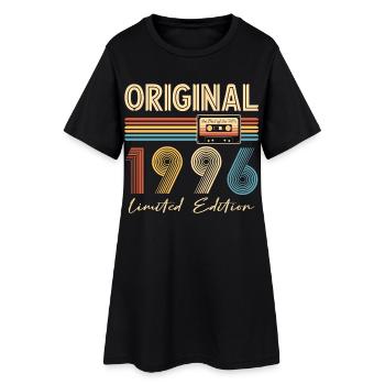 Original 1996 30 Year Birthday Party Gift - Women’s T-Shirt Dress - black - Front