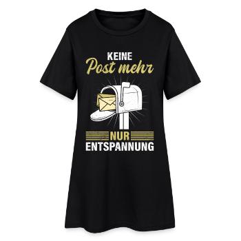 Postmen NO MORE MAIL JUST RELAXATION - Women’s T-Shirt Dress - black - Front