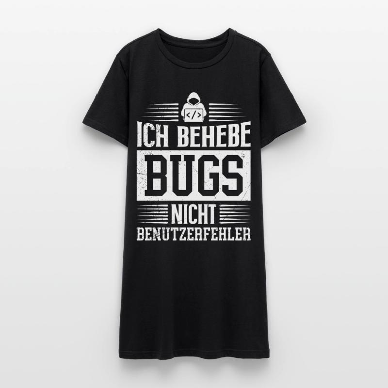 Coder I FIX BUGS NOT USER ERROR FUNNY Women’s T-Shirt Dress