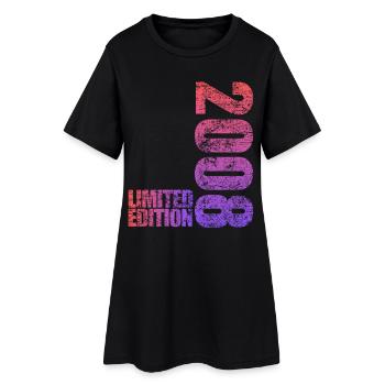 Édition limitée cadeau pour le 18e anniversaire 2008 - Robe T-shirt Femme - noir - Devant