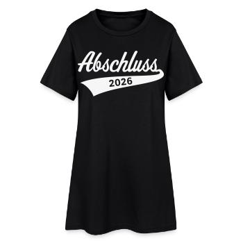 Remise des diplômes 2026 (Remise des diplômes / Blancs) - Robe T-shirt Femme - noir - Devant