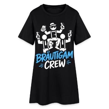 Enterrement de vie de garçon T-shirt hommes Grondement de fête de garçon - Robe T-shirt Femme - noir - Devant