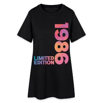 1986 Cadeau D'anniversaire 40 ans 40e Anniversaire - Robe T-shirt Femme - noir - Devant