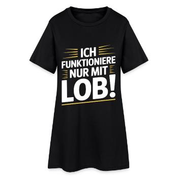 Motivation : Dire des compliments - Robe T-shirt Femme - noir - Devant
