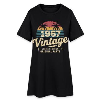 Génial depuis 1967 cadeau anniversaire 1967 - Robe T-shirt Femme - noir - Devant