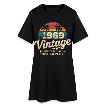Awesome Since 1969 1969 Birthday Gift - Women’s T-Shirt Dress - black - Front