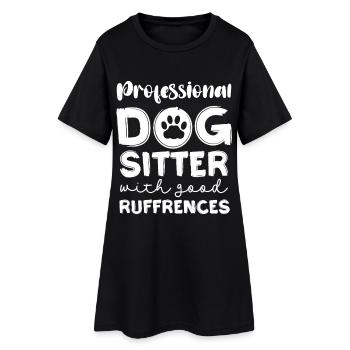 Gardiens de chiens avec de bonnes références - Robe T-shirt Femme - noir - Devant