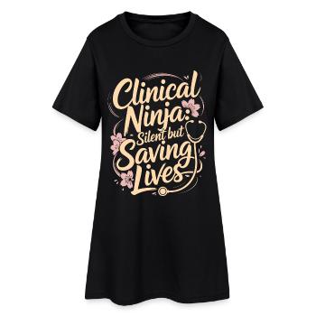 Nurse Practitioner Clinical Ninja Medical Provider - Frauen T-Shirt-Kleid - Schwarz - Vorne