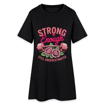Journée de la femme Féminisme - Robe T-shirt Femme - noir - Devant
