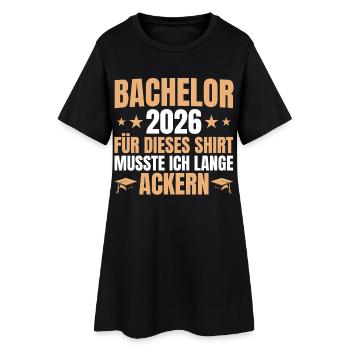 Bachelor 2026 Lange Ackern - Bachelor's Degree - Women’s T-Shirt Dress - black - Front