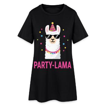 Groupe de Carnaval de costumes de lamas Femmes hommes - Robe T-shirt Femme - noir - Devant