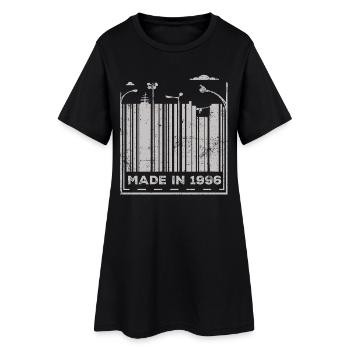 Fabriqué en 1996 - Robe T-shirt Femme - noir - Devant