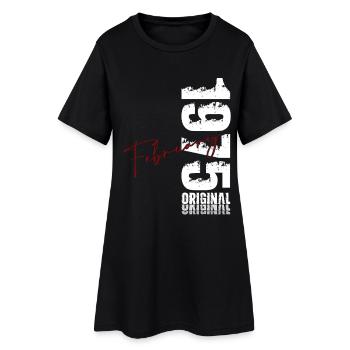 51e anniversaire février 1975 Millésime original - Robe T-shirt Femme - noir - Devant