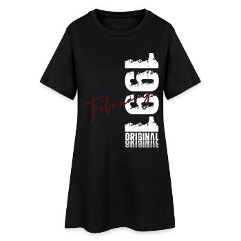 35th Birthday February 1991 Original Vintage - Women’s T-Shirt Dress - black - Front