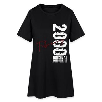 26e anniversaire février 2000 Millésime original - Robe T-shirt Femme - noir - Devant