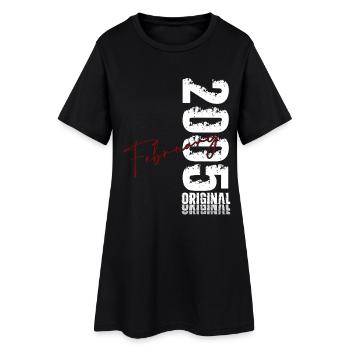 21e anniversaire février 2005 Millésime original - Robe T-shirt Femme - noir - Devant