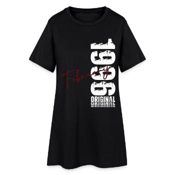30e anniversaire février 1996 Vintage original - Robe T-shirt Femme - noir - Devant