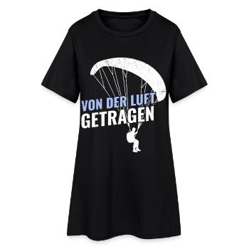 Parapente PORTÉ PAR L’AIR Plaisir - Robe T-shirt Femme - noir - Devant
