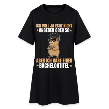 Examen de licence réussi Licence de Capybara - Robe T-shirt Femme - noir - Devant