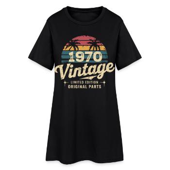 Génial depuis 1970 cadeau anniversaire 1970 - Robe T-shirt Femme - noir - Devant