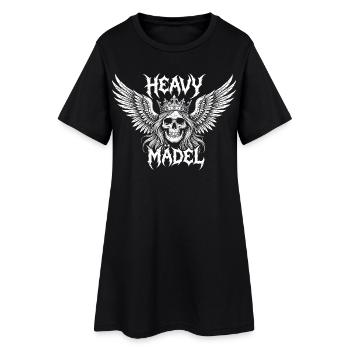 Heavy Girl – Conception de piano à queue Rock & Metal - Robe T-shirt Femme - noir - Devant