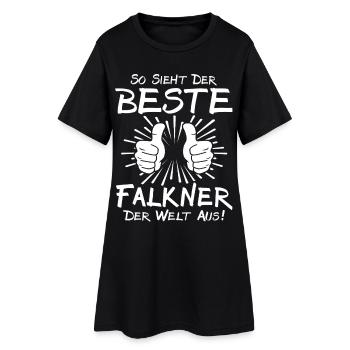 Meilleur fauconnier - Robe T-shirt Femme - noir - Devant