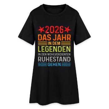 2026 Legend Retirement Retraité Cadeau Retraité - Robe T-shirt Femme - noir - Devant